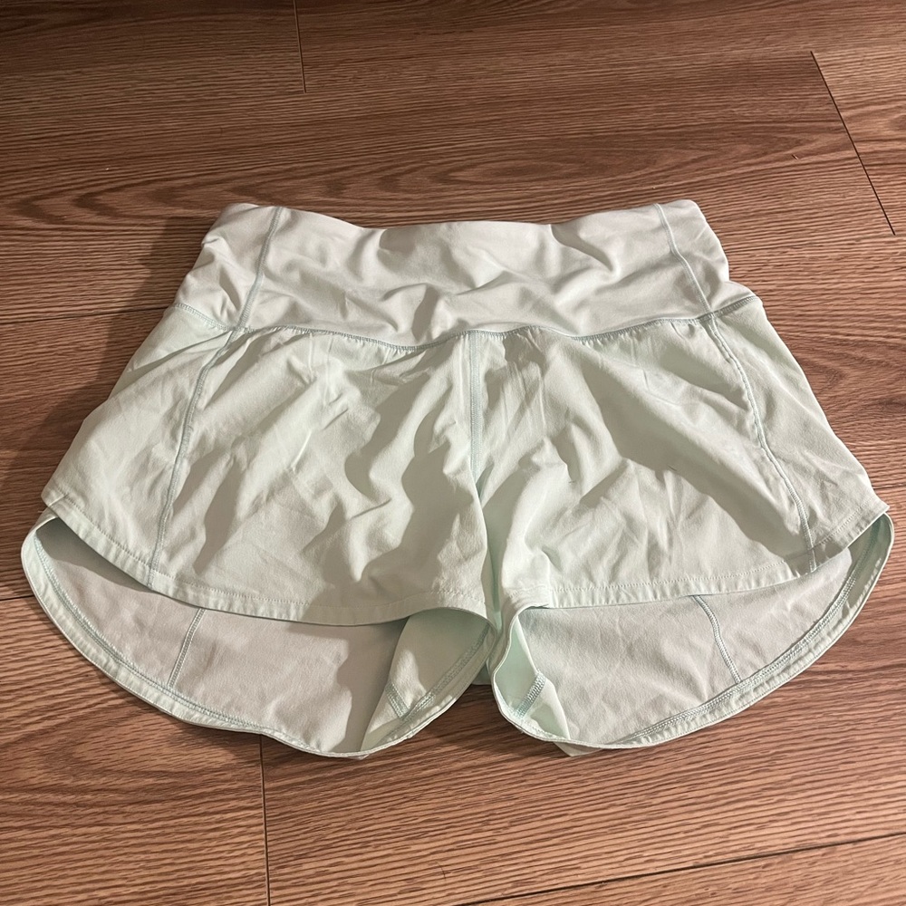 Lululemon Athletica Mint Green Athletic Shorts